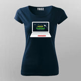 Keep Pushing T-Shirt For Women | Motivational Coding & Developer Tee