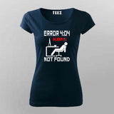 Sleep Not Found T-Shirt For Women – Perfect for Coders