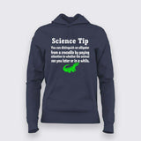 Science Tip Alligator Hoodie For Women - Fun Learning Apparel