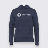 Jane Street Logo Hoodie For Women – Minimalist Design