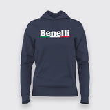 benelli Navy Hoodie For women