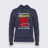 10% Code, 90% Debugging T-Shirt For Women – Funny Programmer