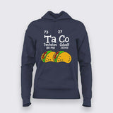 Ta Co Chemistry Pun T-Shirt For Women - Funny Science & Food