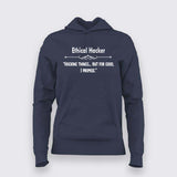 Ethical Hacker Hoodie For Women – Cybersecurity & Tech Enthusiast Tee