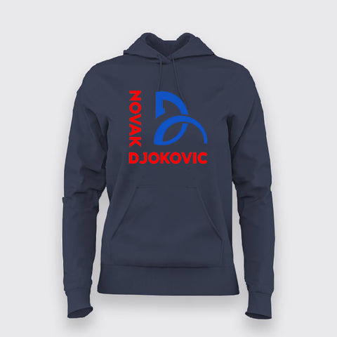 Novak Djokovic Logo Hoodie for Women Tennis Icon Style