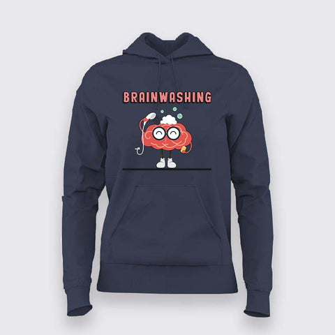 Brainwashing Science Hoodie For Women - Funny & Smart Geek