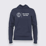 VNIT Logo ESTD Hoodie For Women - Show Your Pride