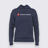 Turkish Airlines Logo Hoodie For Women