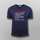 6 Stages of Debugging T-Shirt For Men – Funny Programmer