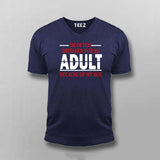 Funny Age T-Shirt For Men– "Mistaken for an Adult"