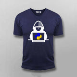 Python Hacker T-Shirt For Men – Cool Programmer & Coder