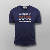 "Bhaad Mein Jao" T-Shirt For Men - Bold and Funny