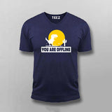 You Are Offline" T-Shirt  For Men – Classic No Internet Fun