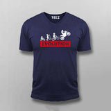 Bike Evolution T-Shirt For Men - Biker's Journey