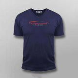 ajith racing back v neck t shirt for men