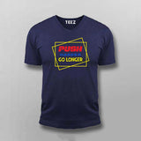 "Push Harder, Go Longer" T-Shirt For Men - Motivational Gym