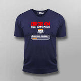 Error 404 Chai Not Found T-Shirt For Men - Funny Tea Lover