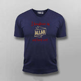 Believe in Allah and Hard Work T-Shirt for Men