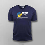 Trust Me, I Know My Script T-Shirt for Men | Funny Python Coder Tee