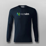 Neovim Men's Round Neck Tee - Perfect for Coders by Teez