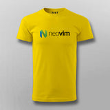 Neovim Men's Round Neck Tee - Perfect for Coders by Teez