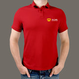 Nim Programming Language Crown Polo T-Shirt For Men