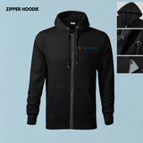 Novartis-black-zipper-hoodie