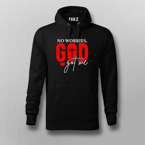 No Worrier, God Got Me - Men's Trust Hoodie