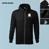 Objective-C-black-zipper-hoodie