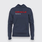 Oracle Solaris Women Hoodie - Tech-Savvy Developer Wear by Teez