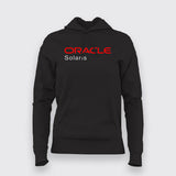 Oracle Solaris Women Hoodie - Tech-Savvy Developer Wear by Teez