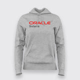 Oracle Solaris Women Hoodie - Tech-Savvy Developer Wear by Teez