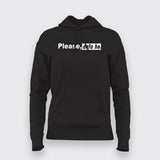 Please, Dafah Ho Women Hoodie - Bold Statement Wear by Teez