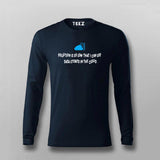 !POLLUTION IS SO LOW THAT I CAN SEE DATA STORED IN THE CLOUD T-shirt For Men