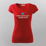 !POLLUTION IS SO LOW THAT I CAN SEE DATA STORED IN THE CLOUD T-shirt For Women