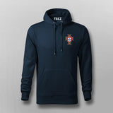 Portugal National Team  Cotton & Zipper Hoodie for Men