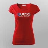 QUESS Passion: Women's Premium Cotton Tee by Teez