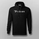 Radware Men's Round Neck Hoodie  - Stylish Cybersecurity Wear by Teez