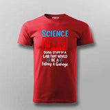 Science Lab T-Shirt For Men - Fun Chemistry & Experiment