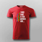 I Was Sane a Few Merges Ago T-Shirt For Men – Funny Developer