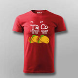 Ta Co Chemistry Pun T-Shirt For Men - Funny Science & Food