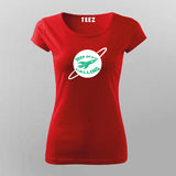 Deep Space Calling T-Shirt for Women- Explore the Cosmos in Style