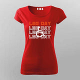 Leg Day T-Shirt – Funny Gym Workout Tee for Women