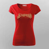 Vidaamuyarchi red T-Shirt for women