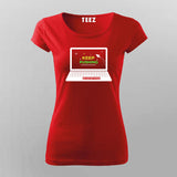 Keep Pushing T-Shirt For Women | Motivational Coding & Developer Tee