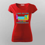 I Wear This Shirt Periodically T-Shirt For Women - Funny Science Tee