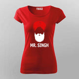 Mr. Singh T-Shirt For Women - Celebrate Punjabi Pride