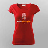 Programmer DNA T-Shirt For Women – Coder Fingerprint