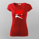 Bike Ride T-Shirt For Women - Speed & Adventure for Riders