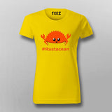 Rustacean Women Tee - Proud Rust Developer Wear by Teez